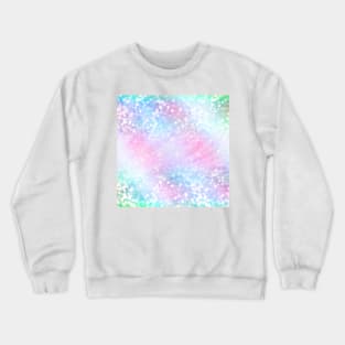 Magical Iridescent Glitter Sparkles Pink Girly Design Crewneck Sweatshirt